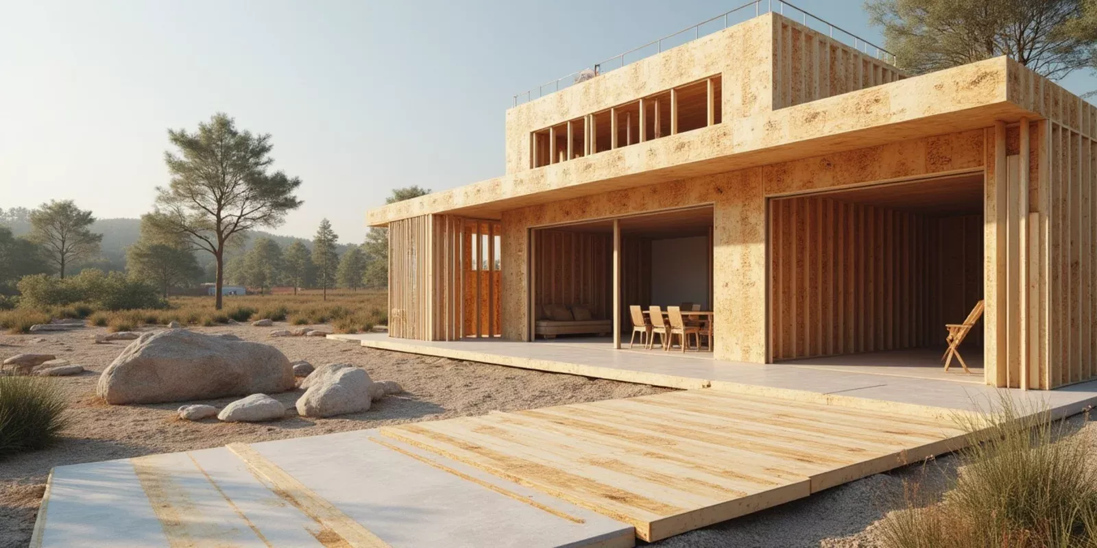 Tipos de panel SIP y su comparación con sistemas constructivos tradicionales